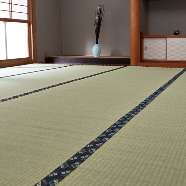 六一間6畳 277×368cm 梅花 い草 ござ 国産 日本製 上敷き 和室 敷物