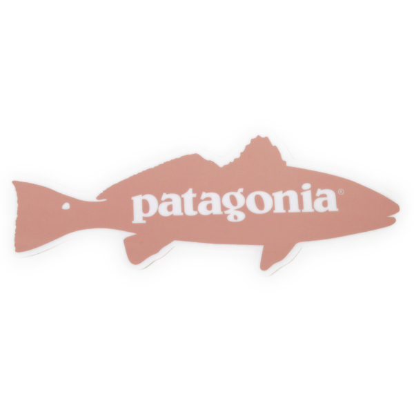 パタゴニア ステッカー レッドフィッシュ PATAGONIA REDFISH STICKER レッドドラム DRUM シール 魚 釣 フライ FLY ギア カスタム デコ 新品_画像1