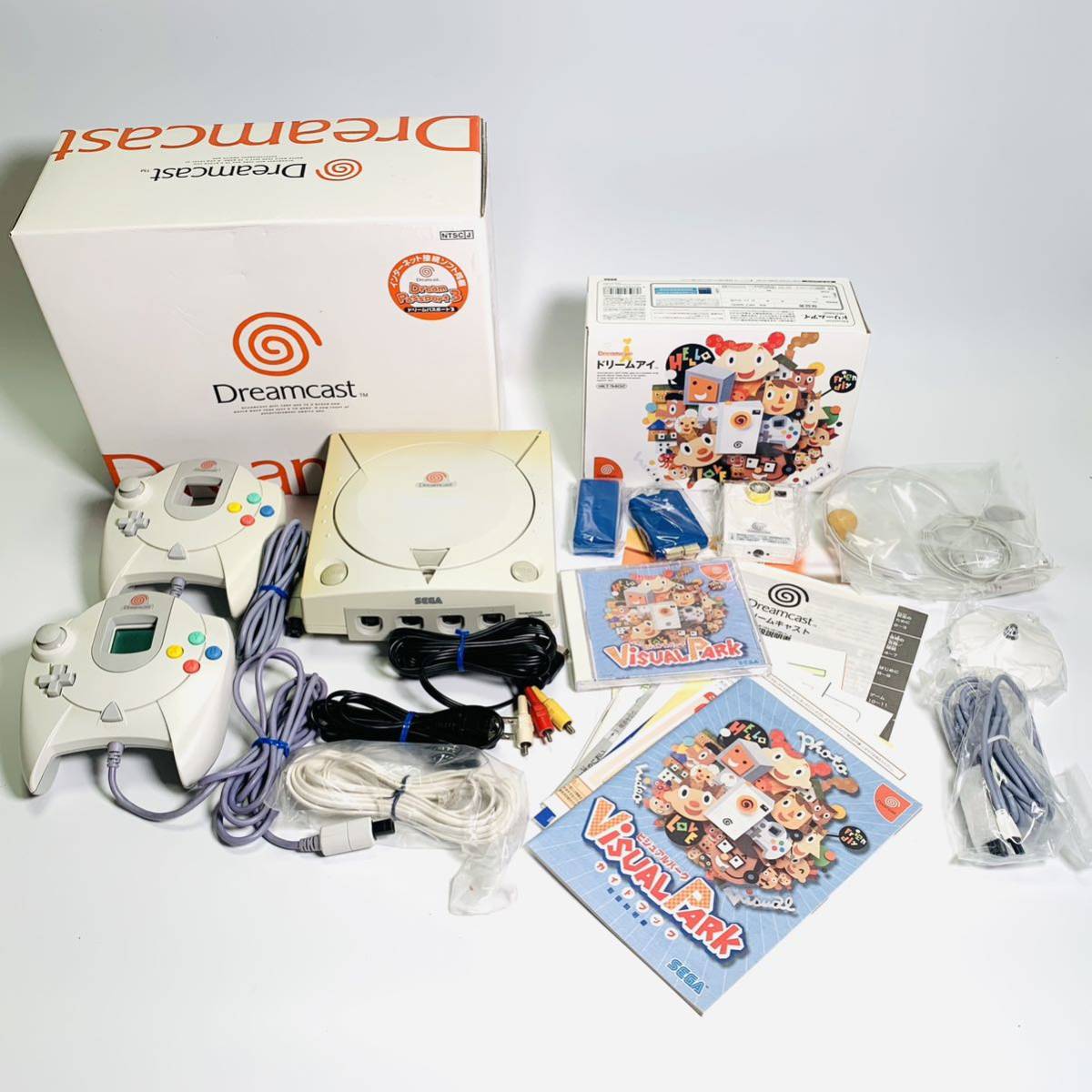 未使用品 激レア SEGA Dreamcast セガ ドリームキャスト ビジュアルメモリ ドリームアイ ドリキャス コントローラ MILCD レトロ