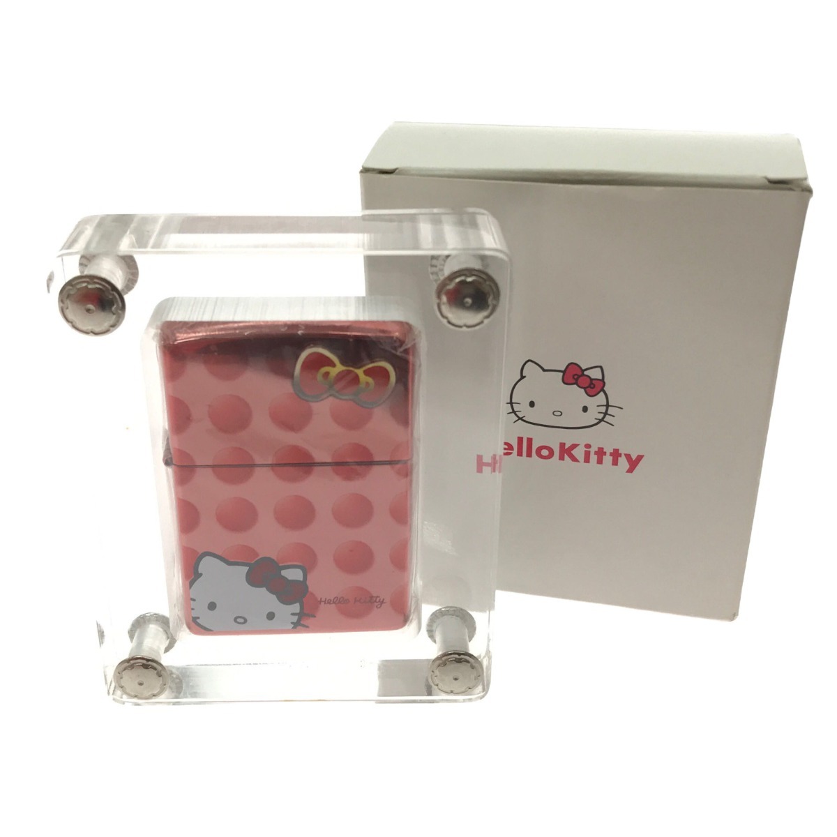 ▼▼ ZIPPO ジッポ HELLO KITTY ハローキティ RIBBON シリーズ 未使用に近い