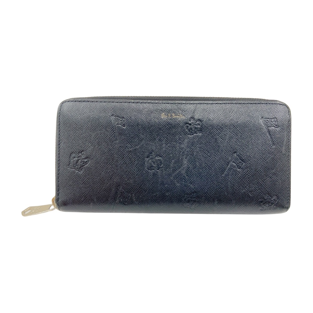日本最大のブランド Smith Paul 〇〇 ポールスミス やや傷や汚れあり ブラック P955 873-584 長財布 ポールドローイング 財布