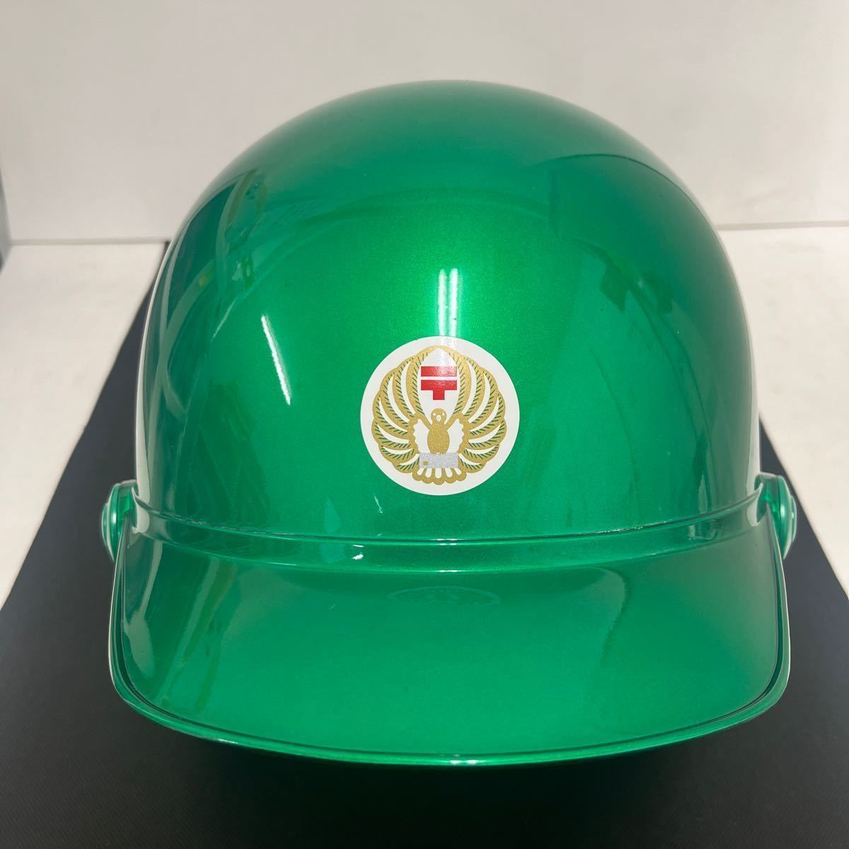  postal helmet . car safety cap no. A type 125cc and downward for emergency . for postal . settled .2 number type green helmet helmet rare ( control 2)