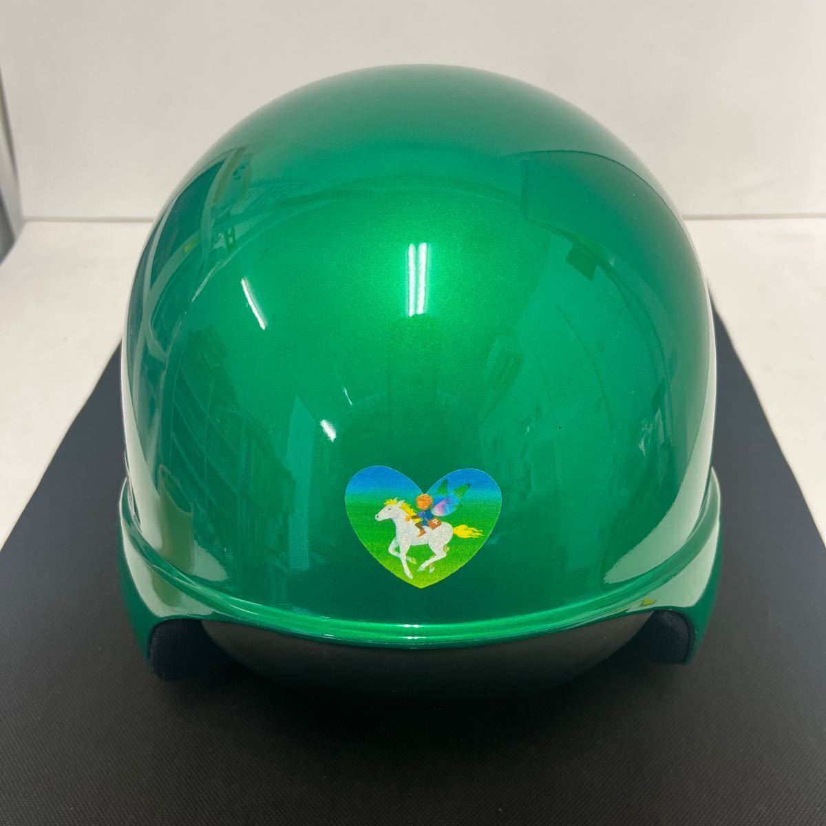  postal helmet . car safety cap no. A type 125cc and downward for emergency . for postal . settled .2 number type green helmet helmet rare ( control 3)