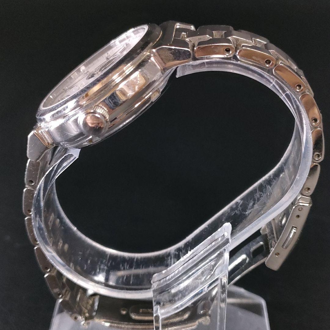 極美品【稼働品】SEIKO　セイコールキア　4R38　ホワイト　シルバー　自動巻_画像3