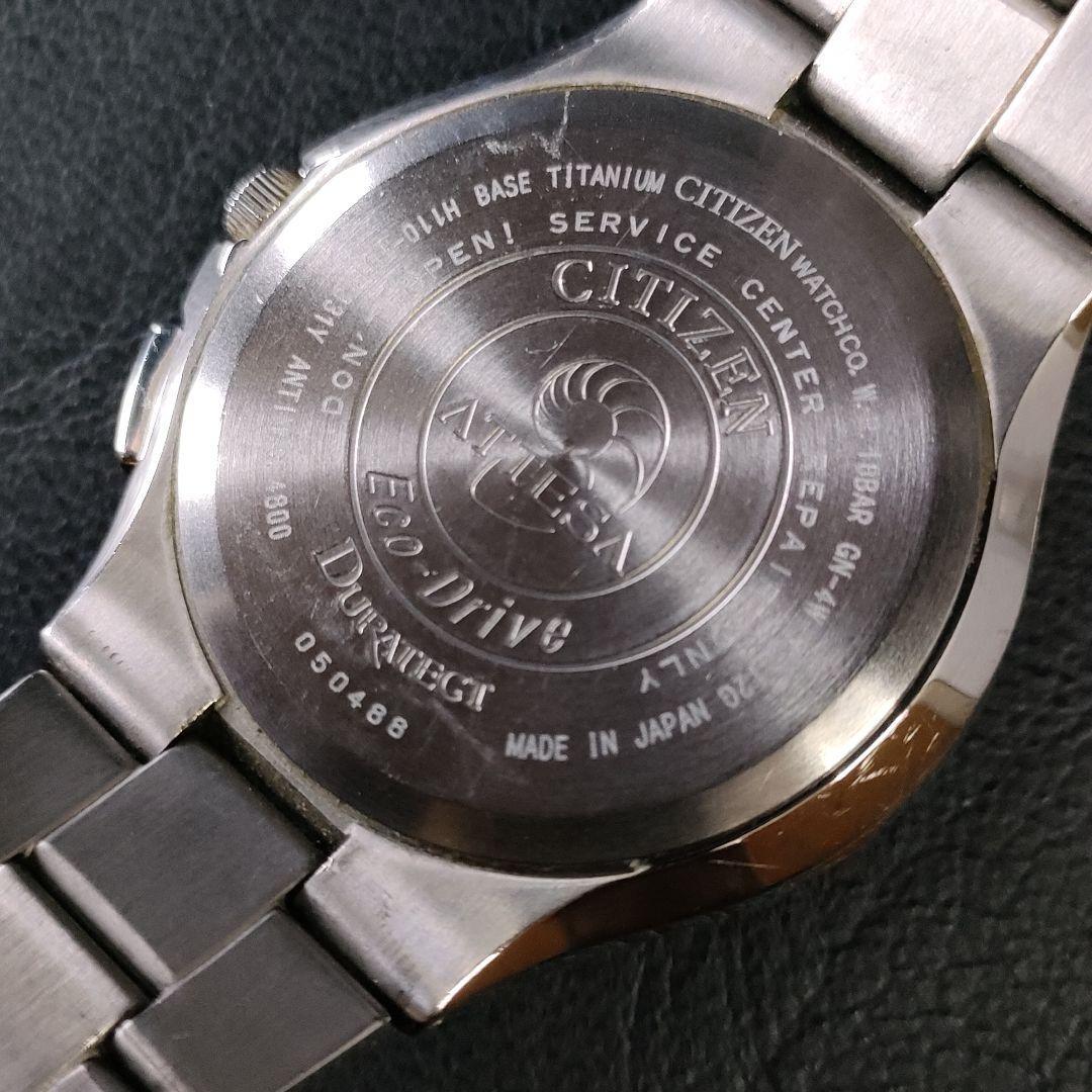 美品【稼働品】CITIZEN シチズンH110 エコドライブ ゴールド ソーラー-