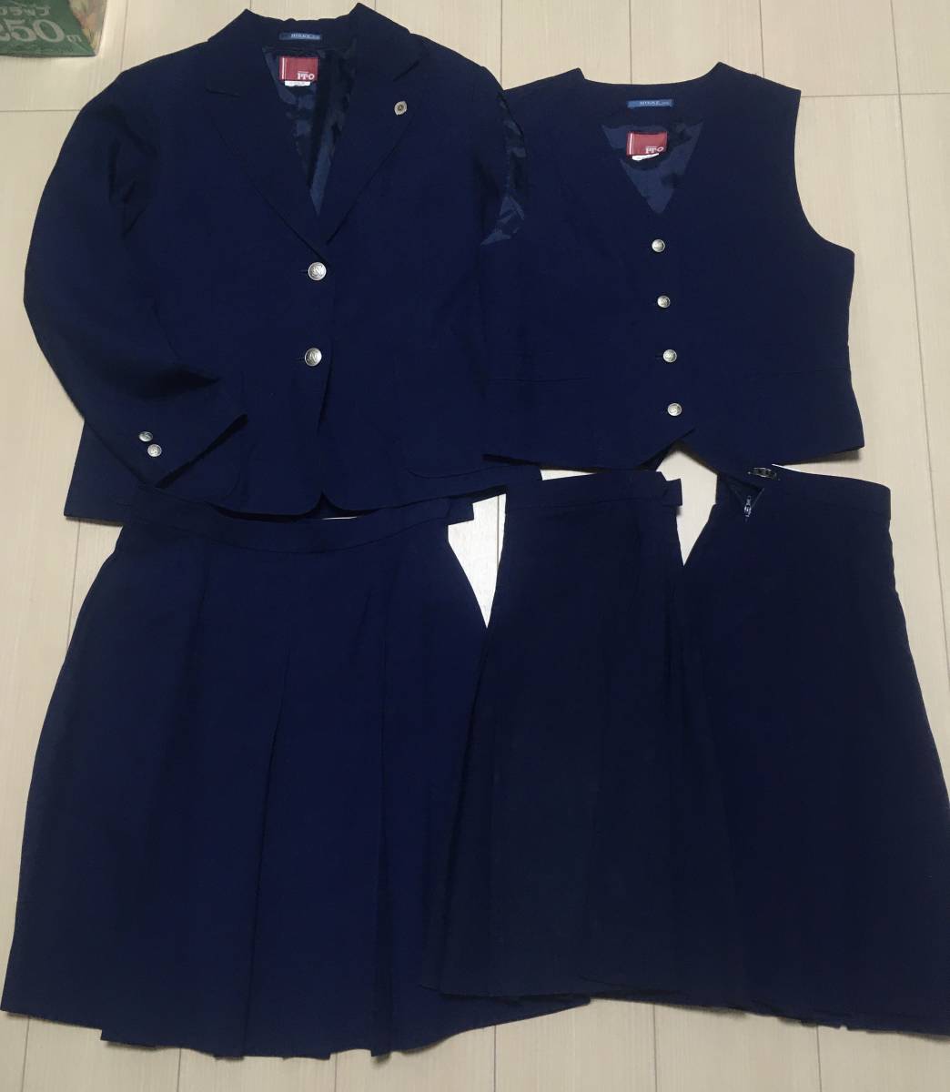 コスプレ用 まとめ売り 5点セット ブレザー ベスト スカート 学生服 の画像1