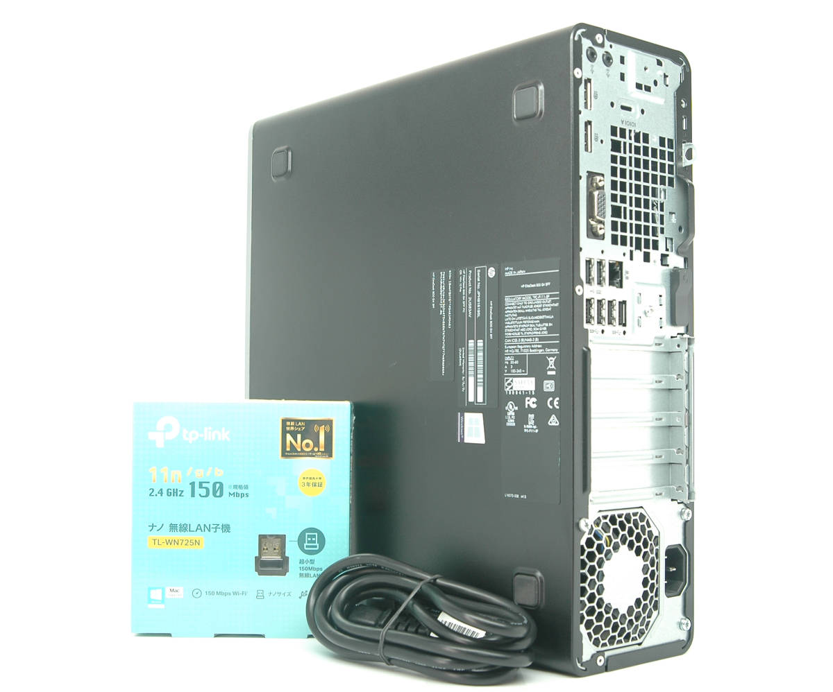 Win11□■第8世代 i7-8700/超大容量32GBメモリ/新品M.2 SSD1TB+HDD2TB！hp EliteDesk 800G4 SFF / MS Office2021 / Wi-Fi / USB3.1_画像2