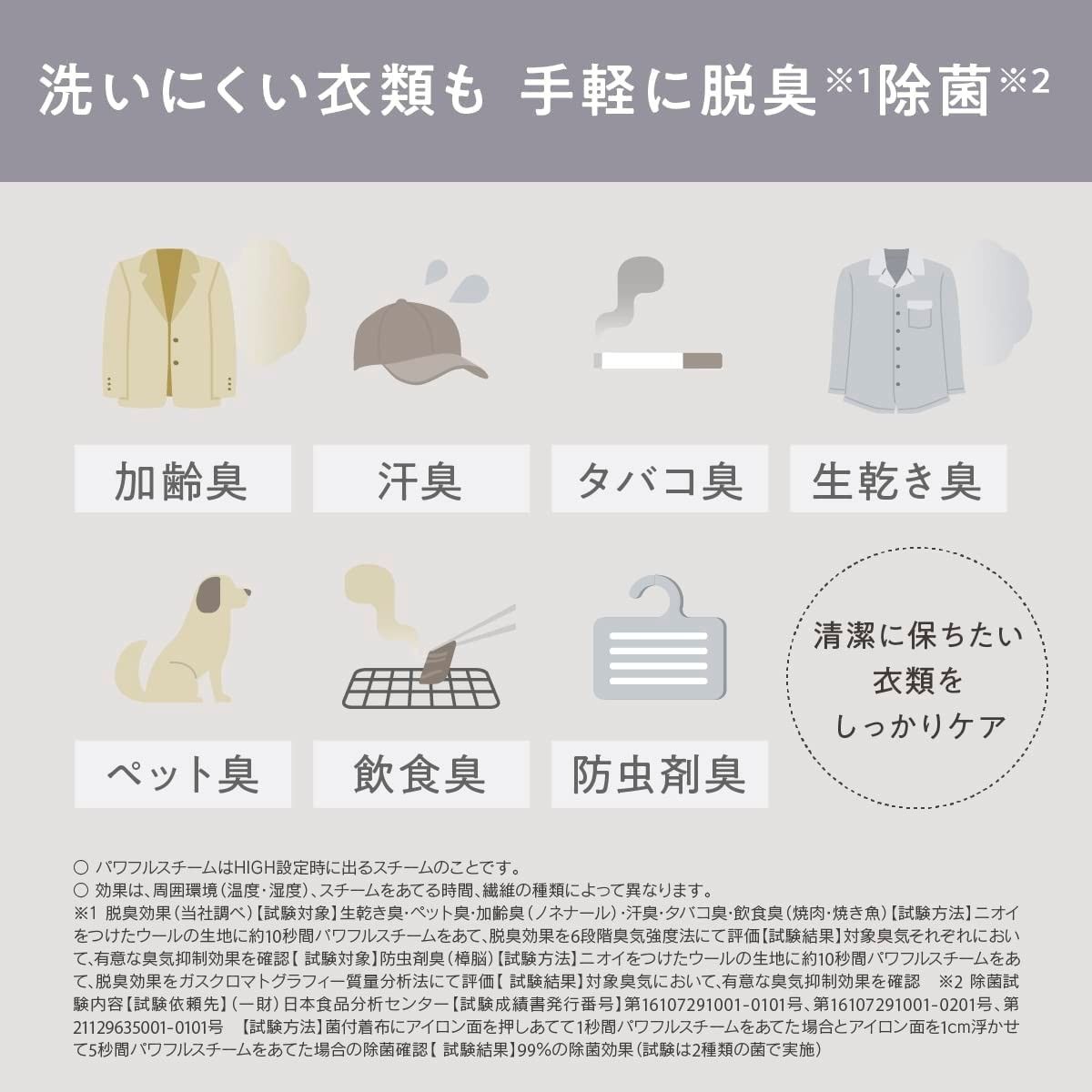 セール【新品・未使用】パナソニック NI-FS790 衣類スチーマー カーム