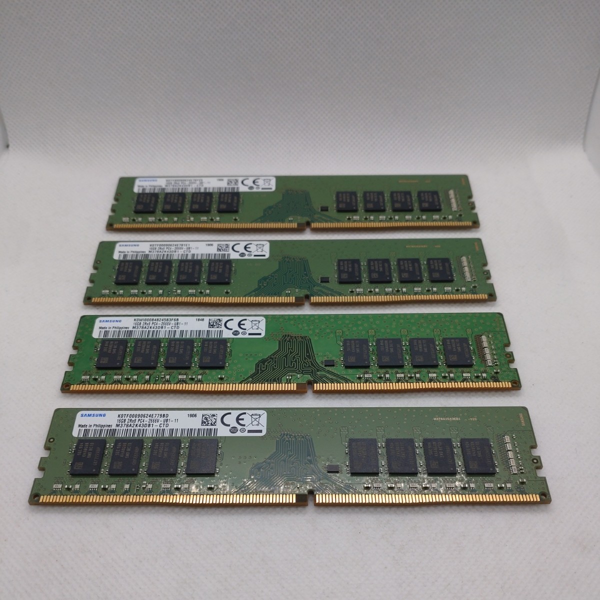 SAMSUNG 16GB 2Rx8 PC4-2666V-UB1-11 デスクトップPC用DDR4メモリ 16GB