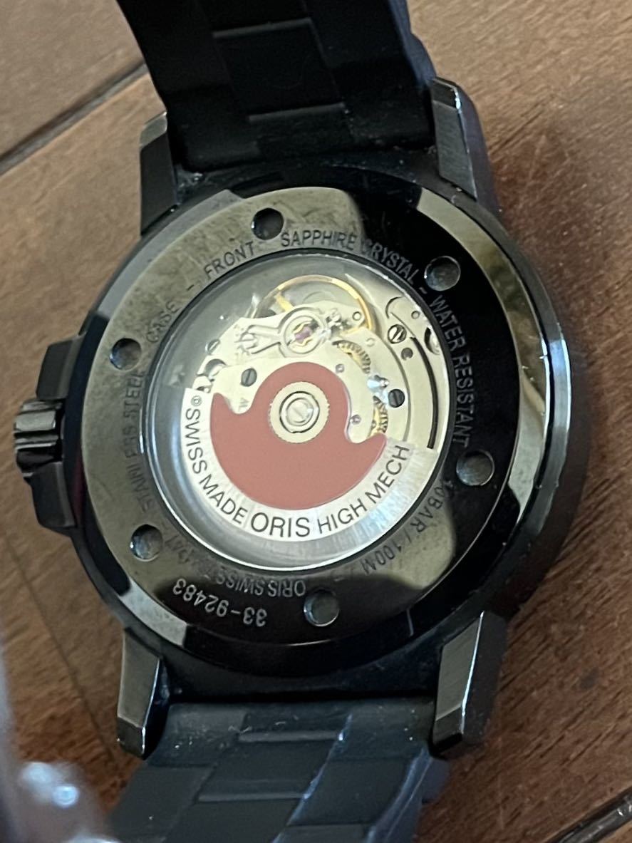 値下げ！ オリス ORIS BC3 アドバンスド デイデイト 腕時計 ブラック 自動巻き_画像4