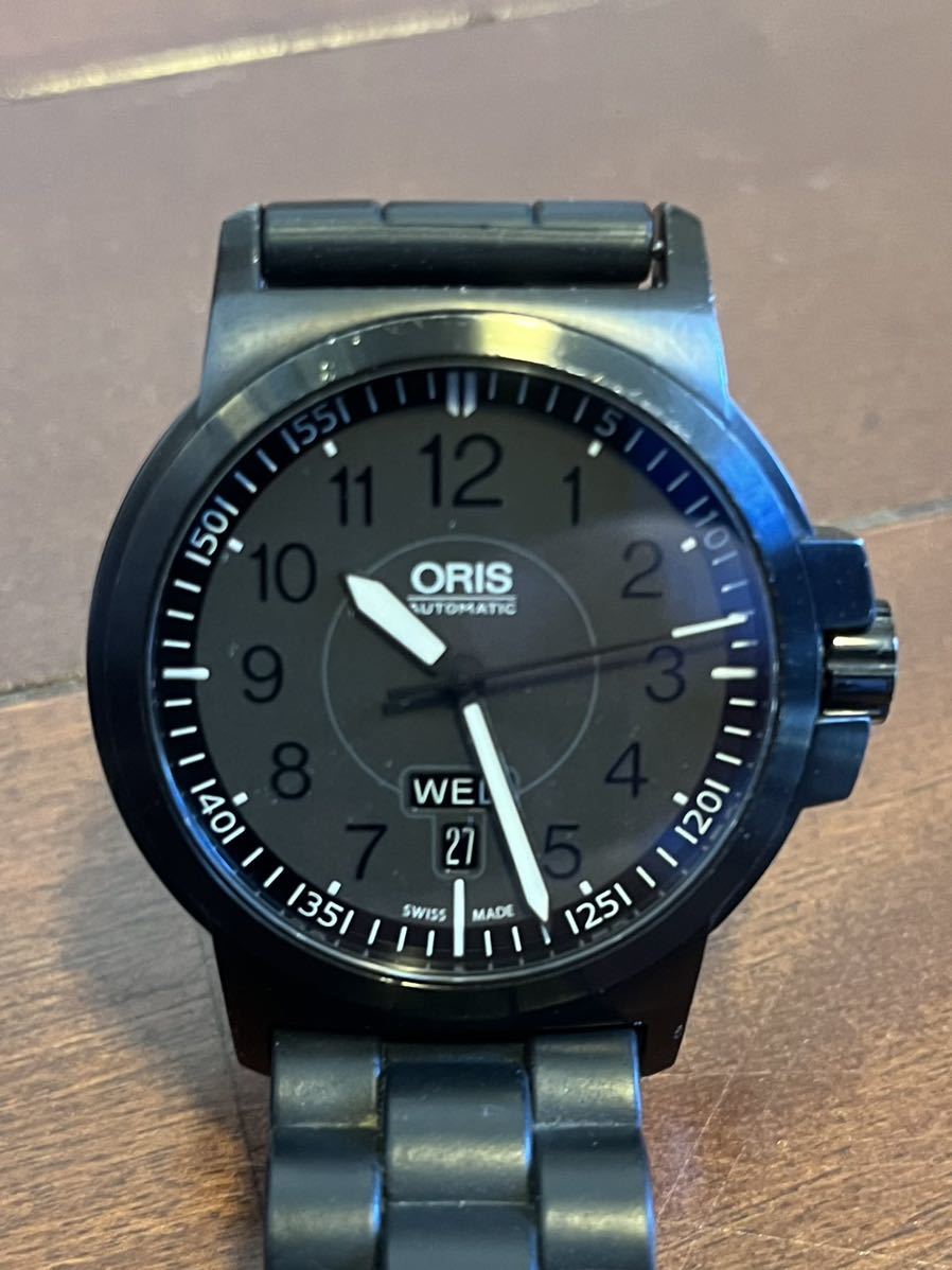 値下げ！ オリス ORIS BC3 アドバンスド デイデイト 腕時計 ブラック 自動巻き_画像3