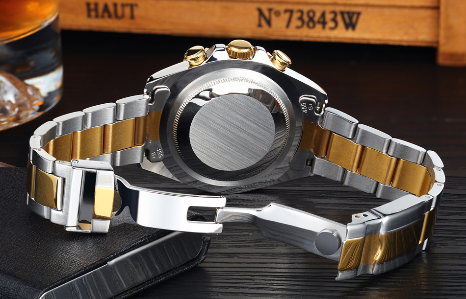  【日本未発売品】最落なし【PAULAREIS】 新作モデル 腕時計 ヨットマスター Blue Bezel 自動巻き オマージュ時計_画像3
