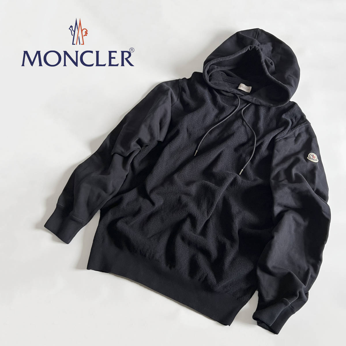 極美品-国内正規MONCLER モンクレールGIROCOLLO TRICOT ニット切り替え