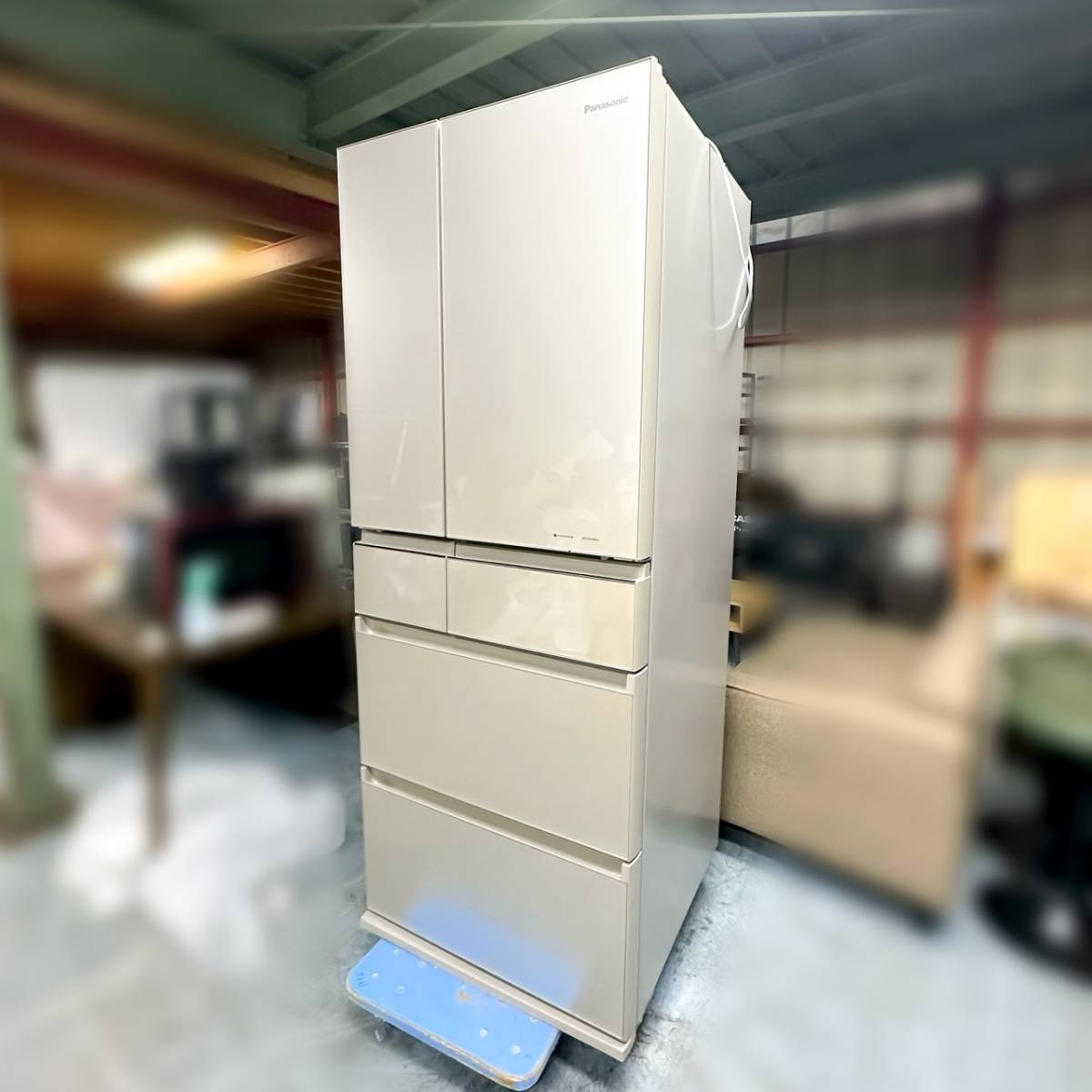 Panasonic パナソニック ノンフロン冷凍冷蔵庫 2019年製 450L 6ドア NR-SPF454X ナノイーX シャキシャキ野菜室