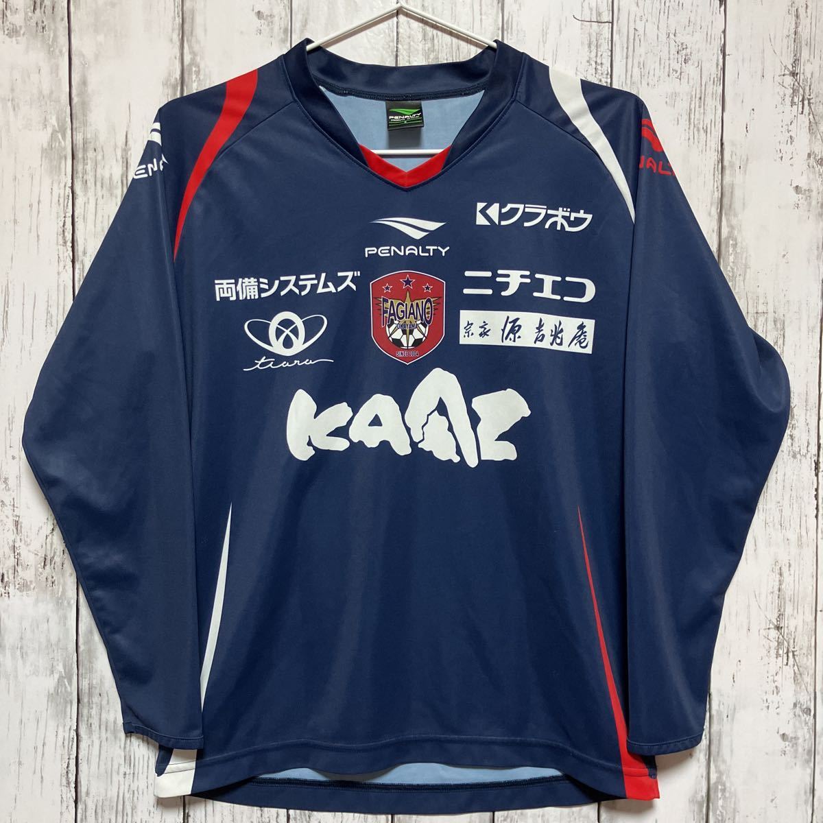 PENALTY】 ペナルティ サッカー FAGIANO ファジアーノ岡山 長袖 PENALTY】 ペナルティ サッカー FAGIANO ファジアーノ岡山 長袖
