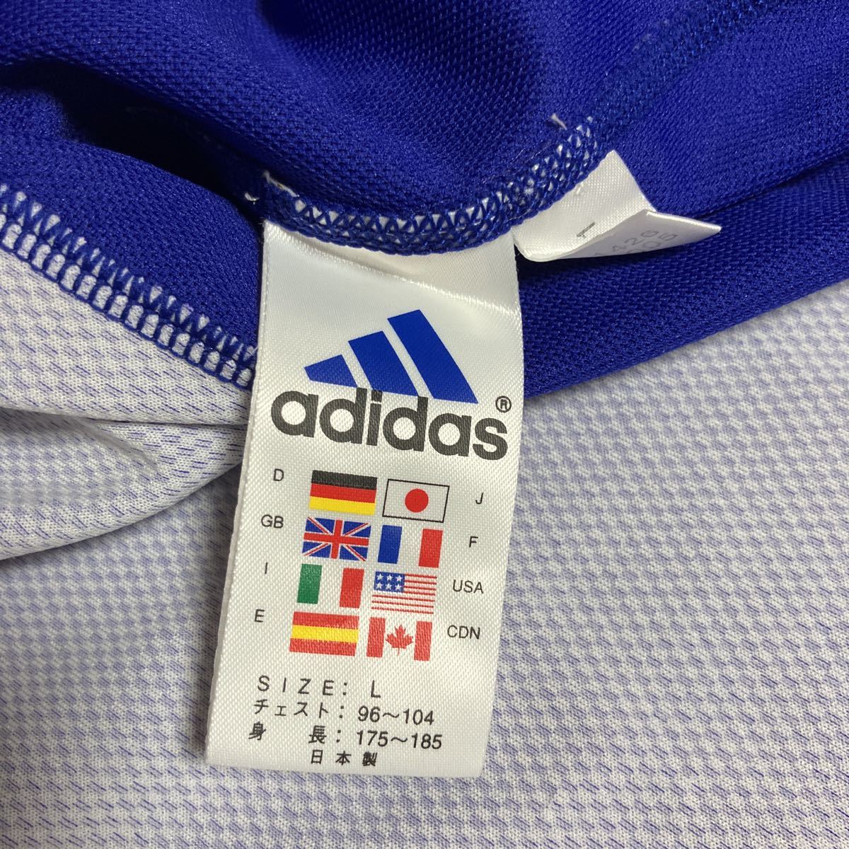 adidas】 アディダス サッカー 日本代表 長袖ユニフォーム L adidas】 アディダス サッカー 日本代表 長袖ユニフォーム L