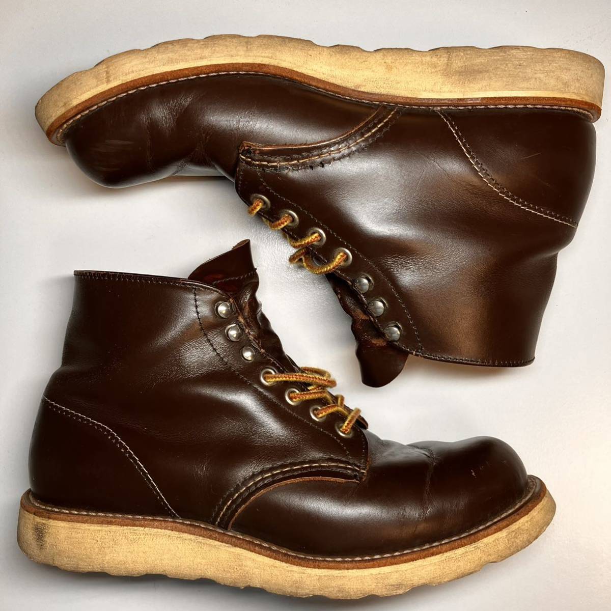 RED WING レッドウィング  .0cm 7D 四角犬タグ 廃盤 ガラス