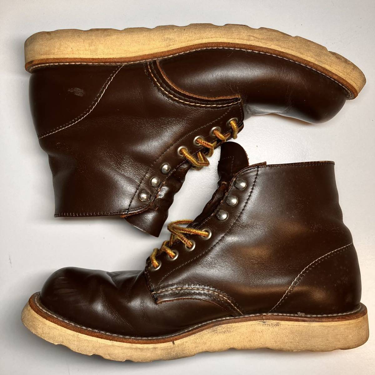 RED WING】 レッドウィング 8160 25 0cm 7D 四角犬タグ 廃盤 ガラス