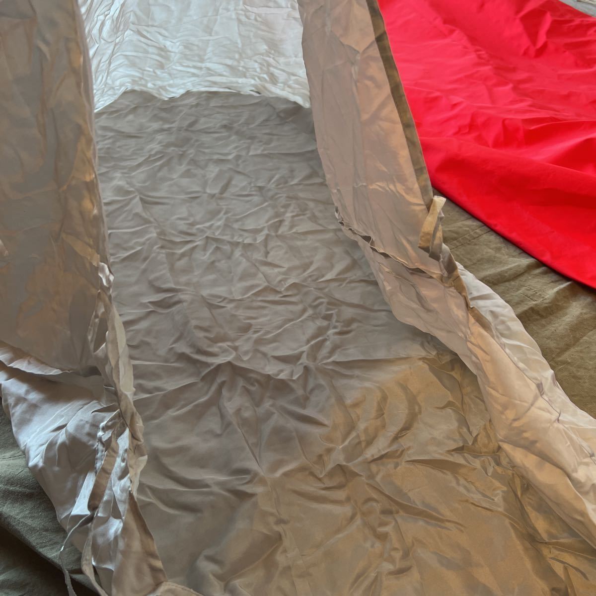 mont-bell モンベル シュラフ 寝袋 2枚セット インナー シルク シーツ インナーシュラフ マミー型 キャンプ ソロキャンプ アウトドア No425_画像4