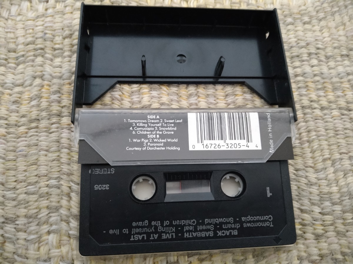 [ foreign record cassette ]*Black Sabbath black * mackerel s|Live at Last**[ cassette great number sale middle...]