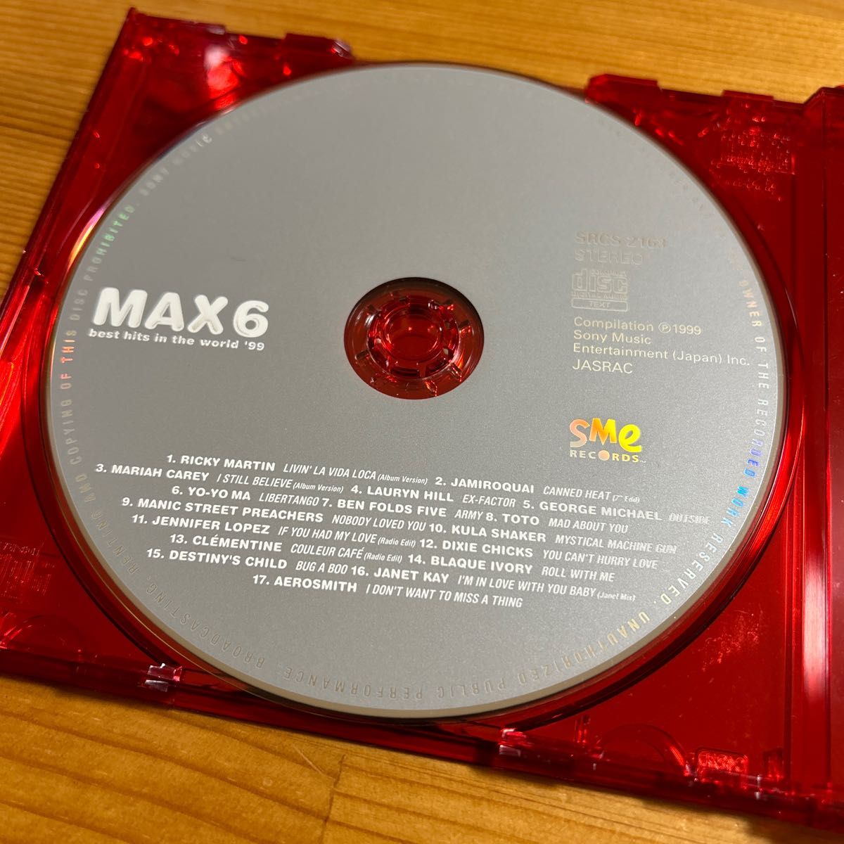 MAX6 best hits in the world 1999 (洋楽オムニバス) MAX6 best hits in the world 1999 (洋楽オムニバス)