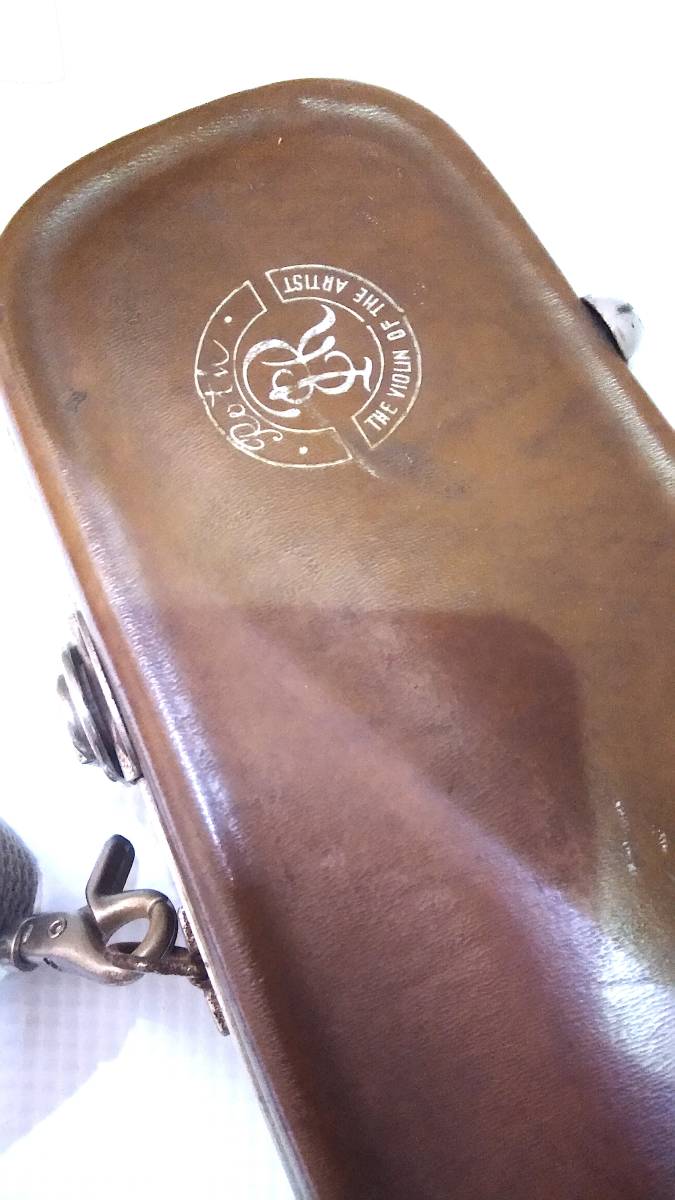 Ernst Heinrich Roth E.H low to Germany violin hard case Vintage violin va Io Lynn hard case size photograph reference present condition 