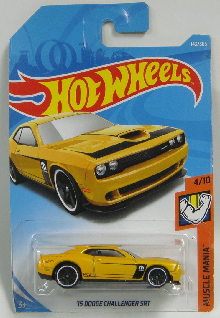 Hot Wheels '15 DODGE CHALLENGER SRT(イエロー)_画像1