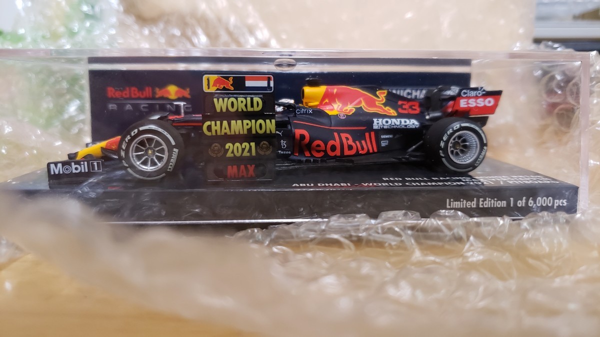 ミニチャンプス 1/43 レッドブル ホンダ RB16B アブダビGP 2021 フェルスタッペン