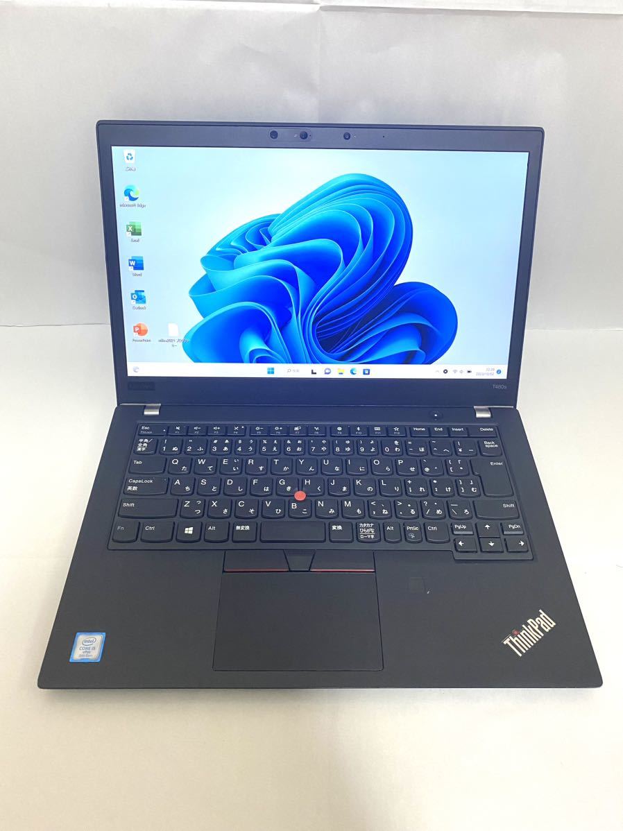 【Office 2021 Pro付き！】レノボ　LENOVO　THINKPAD　T480S　ノートパソコン　Windows11 Pro　Core i5 8350U　8GB　SSD256GB_画像2