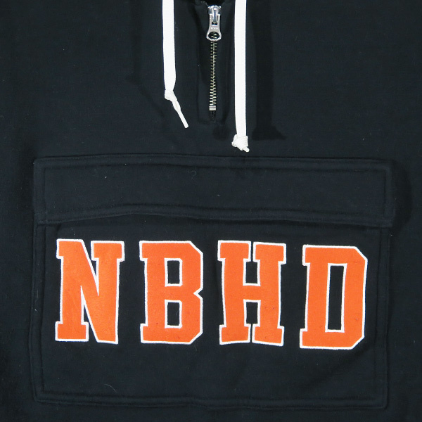 NEIGHBORHOOD ネイバーフッド 18AW LOGIC/C-HZ HOODED.LS 182APNH-CSM04 ロジック パーカー フーディー ブラック OCZ YX_画像3