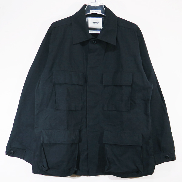 WTAPS ダブルタップス WMILL-LS 01/SHIRT.NYCO.RIPSTOP WVDT-SHM01 ミル ロングスリーブ シャツ リップストップ ジャングルシャツ ocz YX