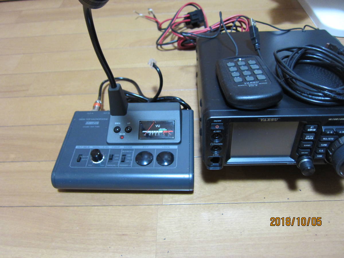 ..FT-991A Yaesu wireless HF|50|144|430M Hz band all mode transceiver 100W new old goods Mike set AM-708E