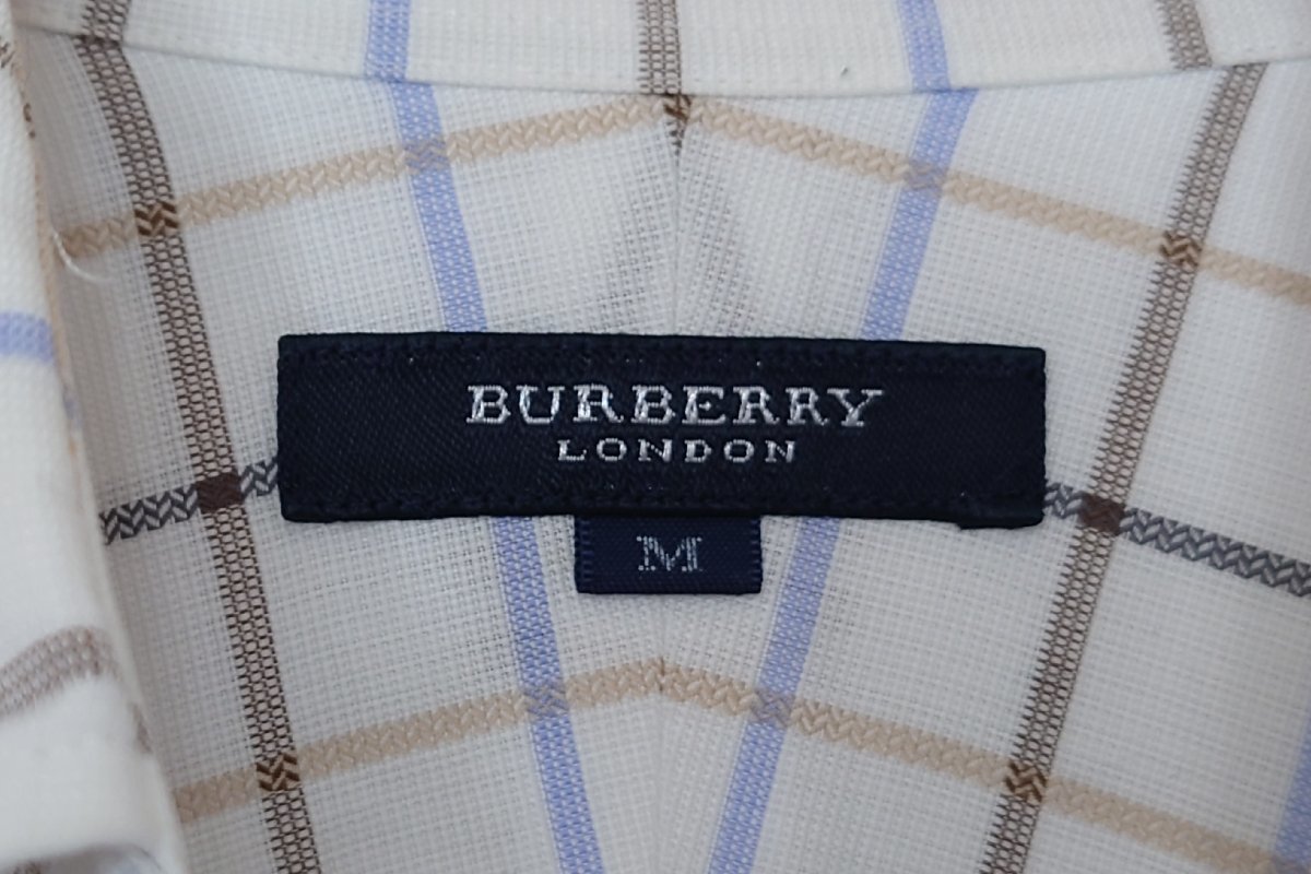 BURBERRY LONDON Burberry London .. рисунок кнопка рубашка длинный рукав три . association размер :M цвет : белый 