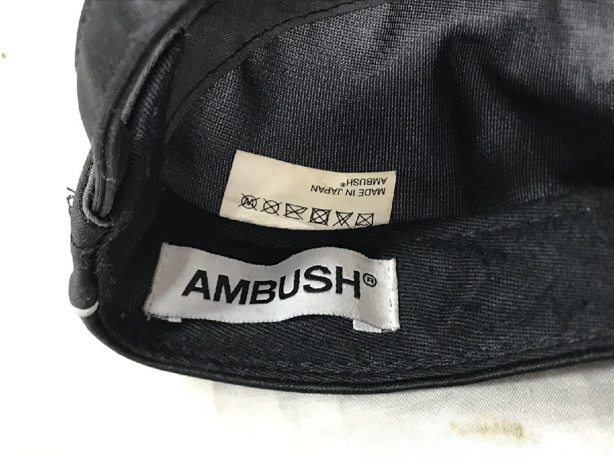 AMBUSH アンブッシュ REFLECTOR CAP リフレクターキャップ 帽子 12111534 カラー：ブラック_画像6