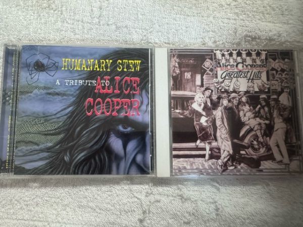 ALICE COOPERアリスクーパー BEST&リビュートアルバムCD2枚セット Alice Cooper's Greatest Hits/HUMANARY STEW A TRIBUTE TO..._画像1