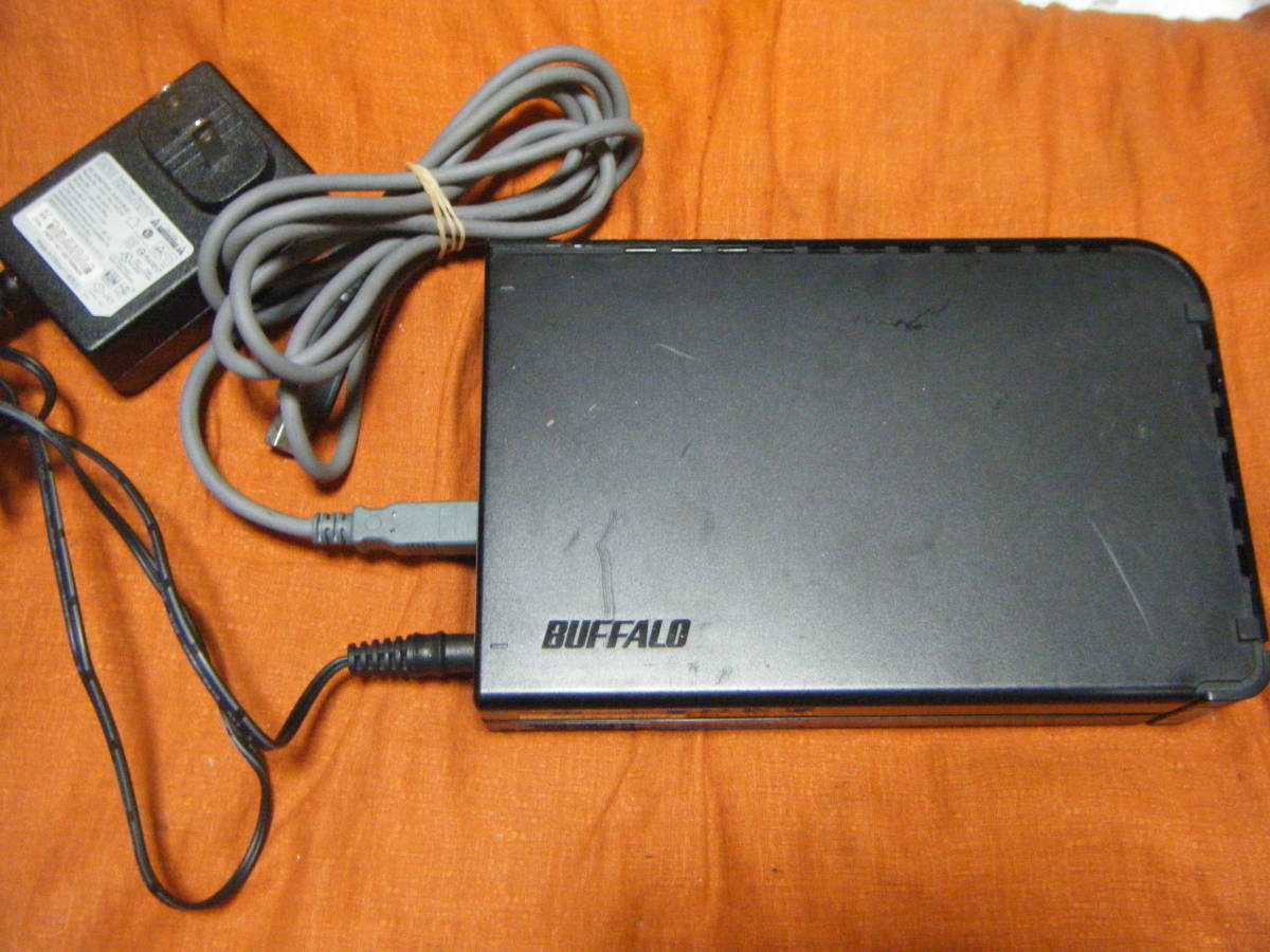 ●BUFFALO USB2.0用 外付けHDD 1TB HD-LS1.0TU2E　ジャンク●_画像1