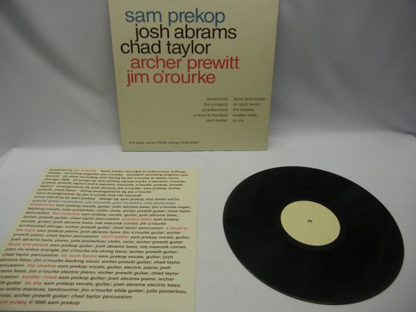 SAM PREKOP ● サムプレコップ ● JOSH ABRAMS CHAD TAYLOR ARCHER PREWIT JIM O'ROURKE ● レコード_画像3