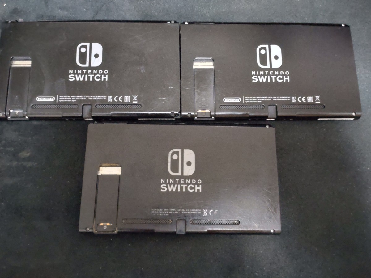Nintendo Switch 本体のみ ジャンク 3台 ニンテンドースイッチ本体