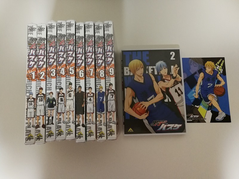 日本に 黒子のバスケ 1期 DVD 全9巻セット 新品未開封 送料無料 か行