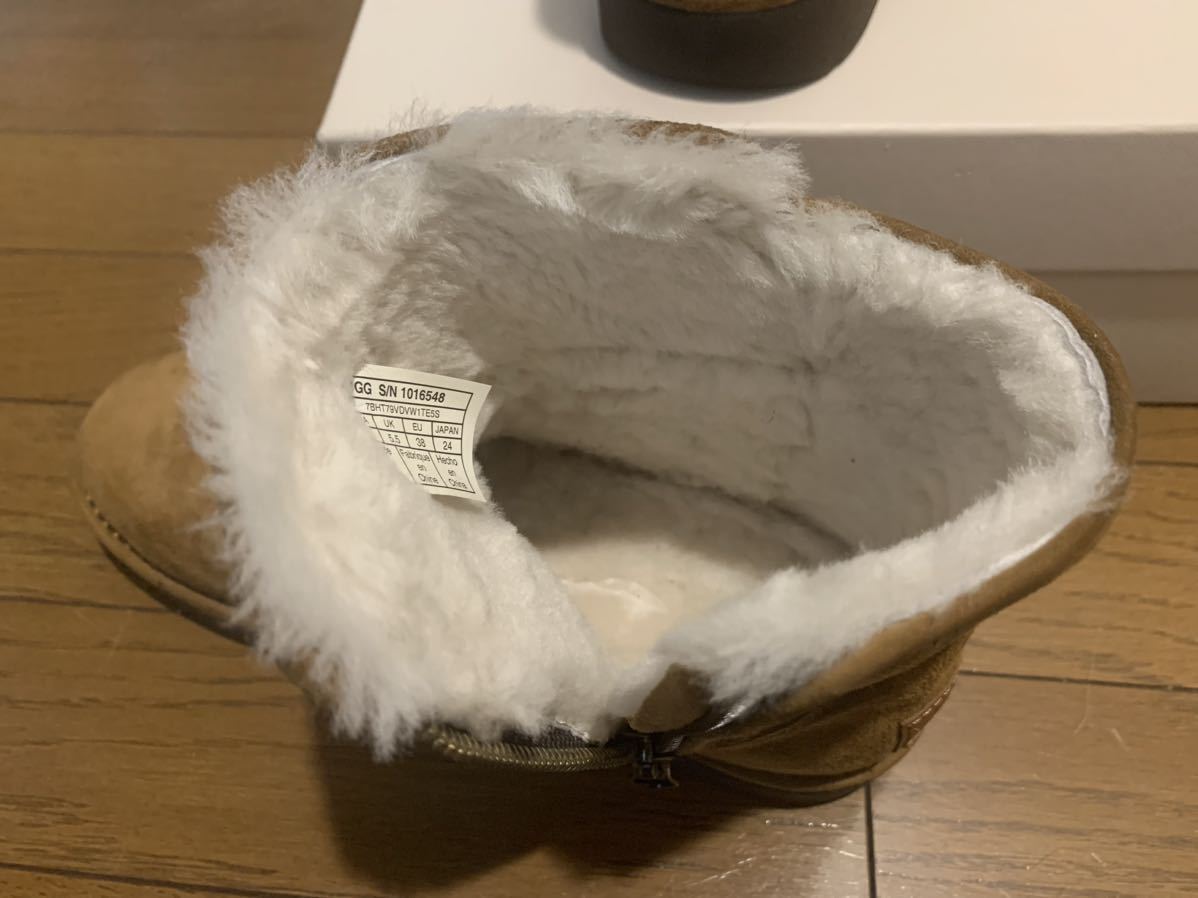 国内公式オンライン購入 UGG アグ Abree Mini ショートブーツ USA7 JAPAN24_画像5