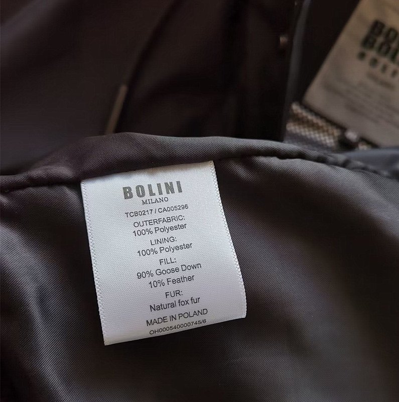 最高峰逸品※定価28万◆イタリア・ミラノ発*BOLINI*プレミアムダウン豪華リアル毛皮ファー付・超防寒*重厚ダウンジャケット*イタリア48/L_画像5