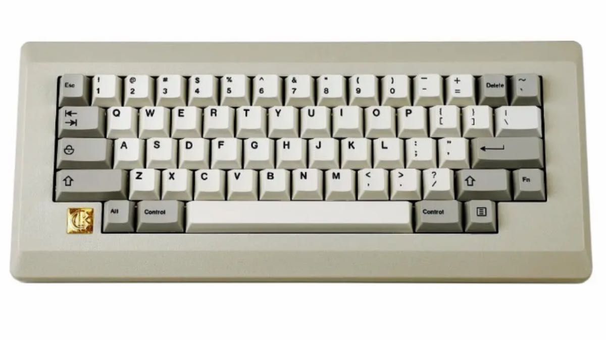 Macintosh Apple M0110 D0110 カスタムキーボード　自作　メカニカル HHKB ベージュ　ホットスワップ