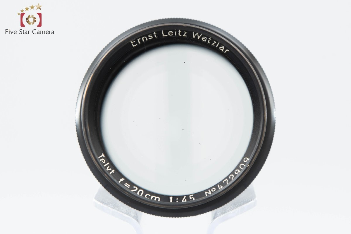 【中古】Leica ライカ TELYT 200mm f/4.5 + PLOOT VISOFLEX + ダブルレリーズ 希少品_画像7