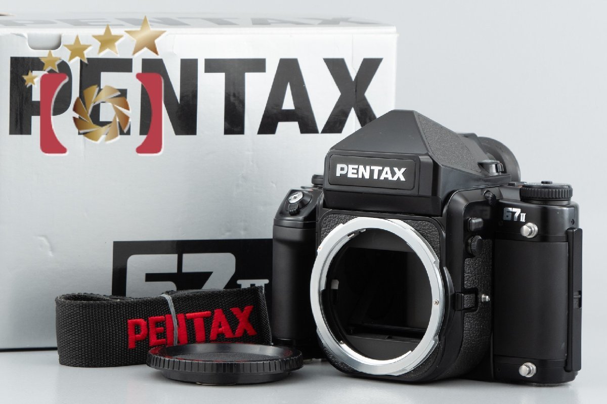 PENTAX ペンタックス 67II AE 中判フィルムカメラ 元箱付き-