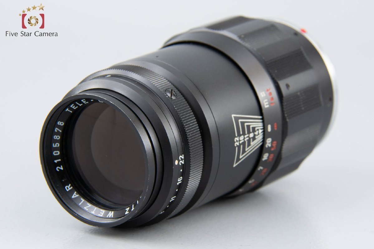 21575円 【中古】Leica ライカ TELE-ELMAR 135mm f/4 初期 赤 21575円 【中古】Leica ライカ TELE-ELMAR 135mm f/4 初期 赤