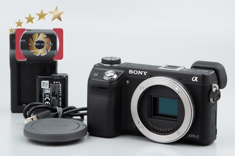 最安値に挑戦！ 【中古】SONY ソニー α NEX-6 ブラック ミラーレス一眼