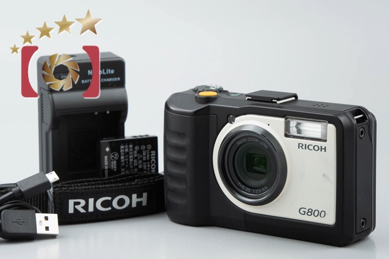 RICOH リコー G800 コンパクトデジタルカメラ シャッター回数僅少