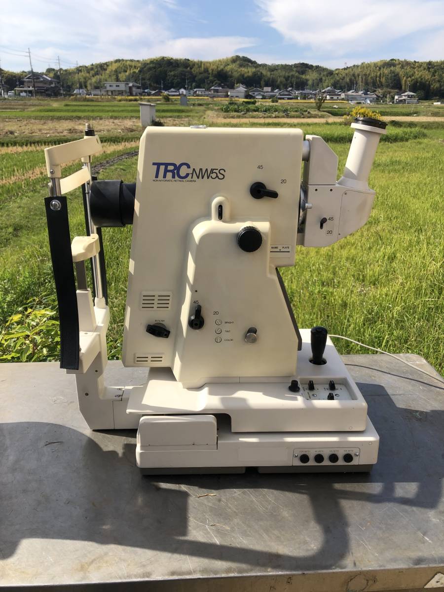 N-3880 TOPCON トプコン TRC-NW5S デジタル 無散瞳眼底カメラ 眼底カメラ 通電確認のみ NON MYDRIATICRETINAL CAMERA_画像4