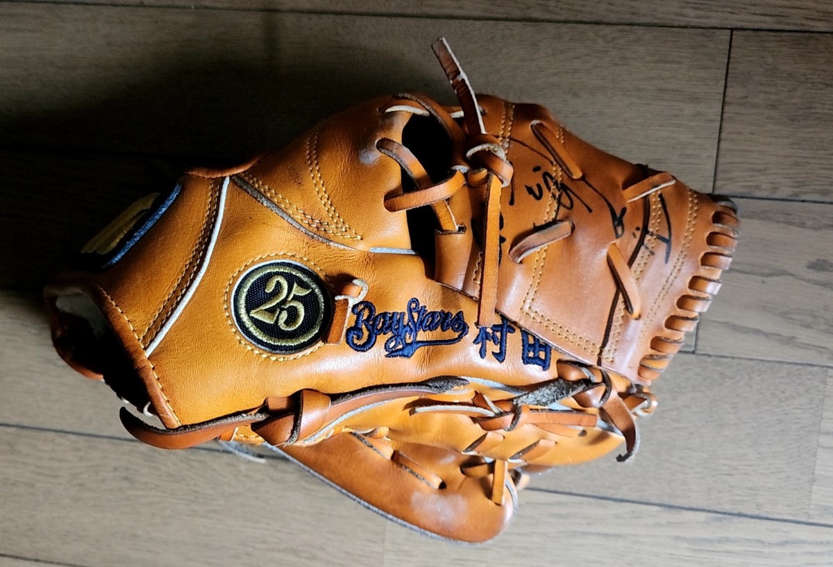 横浜ベイスターズ 25 村田修一選手 直筆サイン入り 実使用 横浜ベイスターズ 25 村田修一選手 直筆サイン入り 実使用