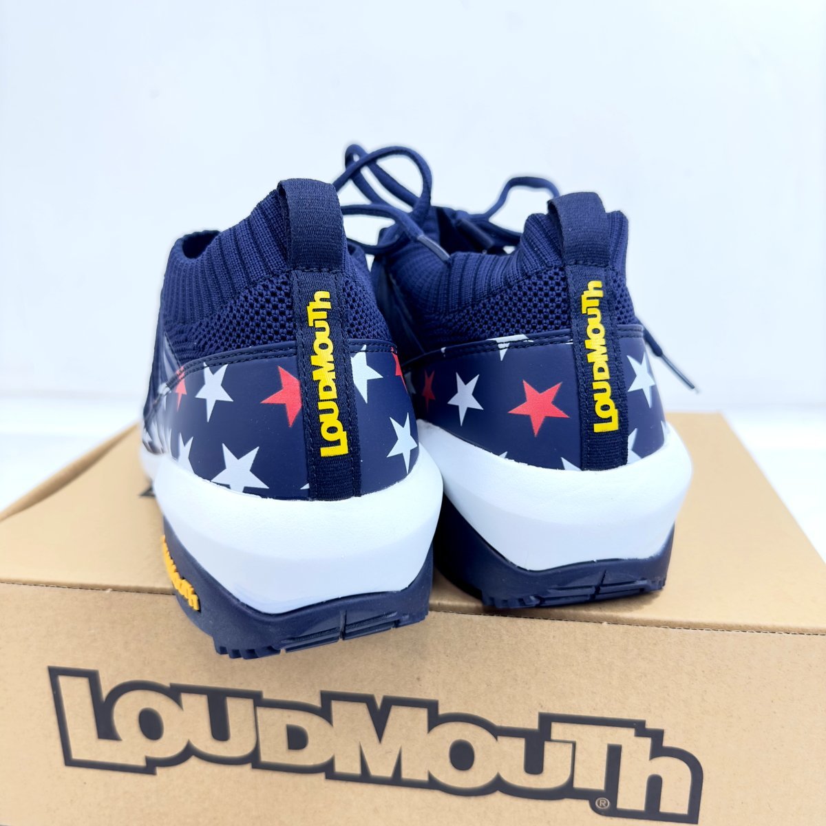 ★ラウドマウス LM-GS0003 スパイクレス ニット ゴルフシューズ Superstar Navy（27.5cm）263 スーパースターネイビー★_画像5